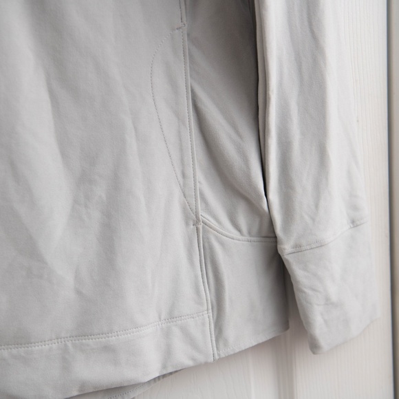 Zero Restriction 3/4 Zip Jacket Hoodie Women’s Sz M Grey Soft Pull Over Pop Over - Picture 5 of 8